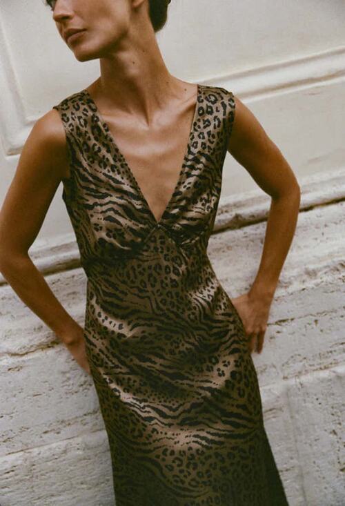 Ciao Lucia Dresses & Skirts - NWT Ciao Lucia Krista Silk Charmeuse Leopard Print Maxi Dress Medium